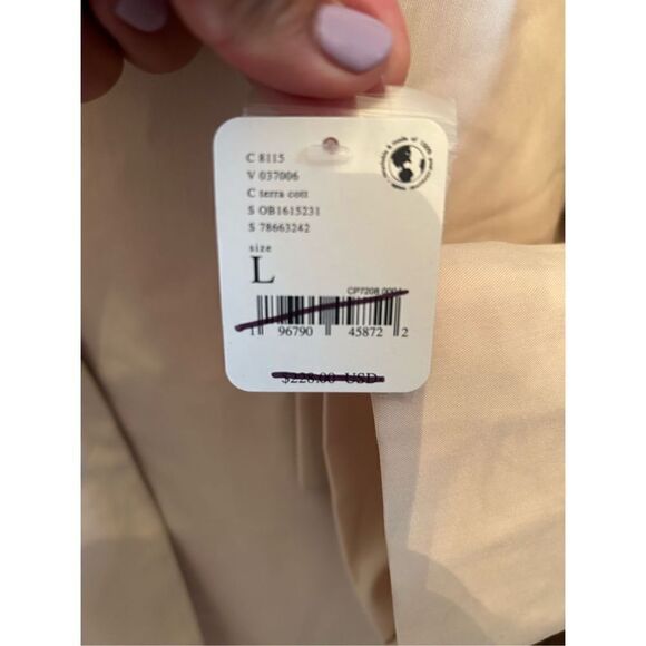 NWT Free People We The Free Oversized Jay Blazer Apricot Beige - Size large - Picture 4 of 4